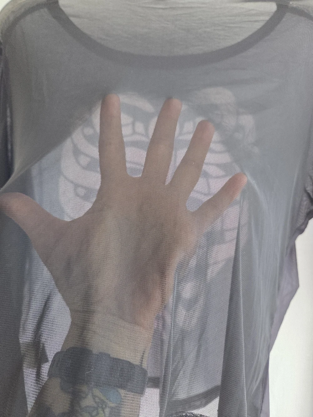 Sheer Mesh Ribcage Shirt 2XL - Picture 5 of 5